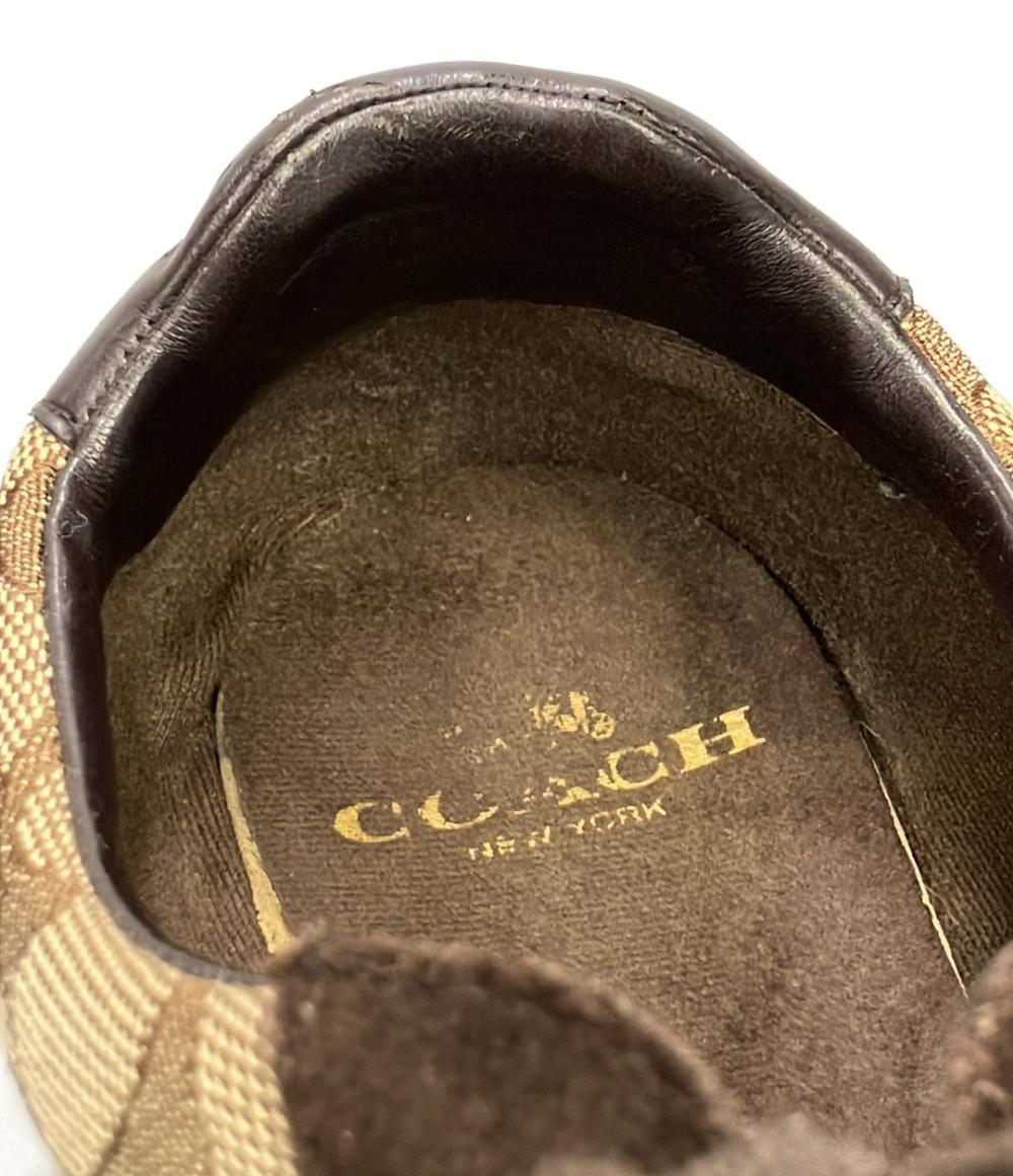 COACH ローカットスニーカー シグネチャー Q7839 レディース SIZE 6.5 コーチ