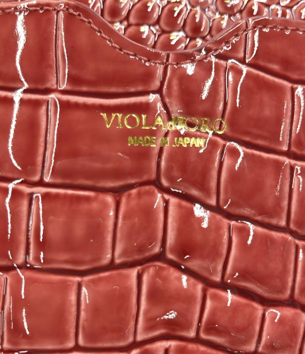 美品 VIOLAd'ORO ショルダーバッグ 斜め掛け レディース ヴィオラドーロ