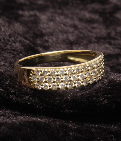 美品 リング 指輪 K18 ダイヤ 0.50ct レディース SIZE 11号