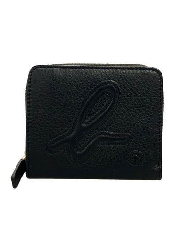 美品 Agnes b. VOYAGE ラウンドファスナー二つ折り財布 牛革 WAW07-01 メンズ アニエスベーボヤージュ