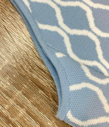 Maje ノースリーブワンピース フレア ジャカードニット フィット ミニ レディース SIZE 42 (L) マジェ