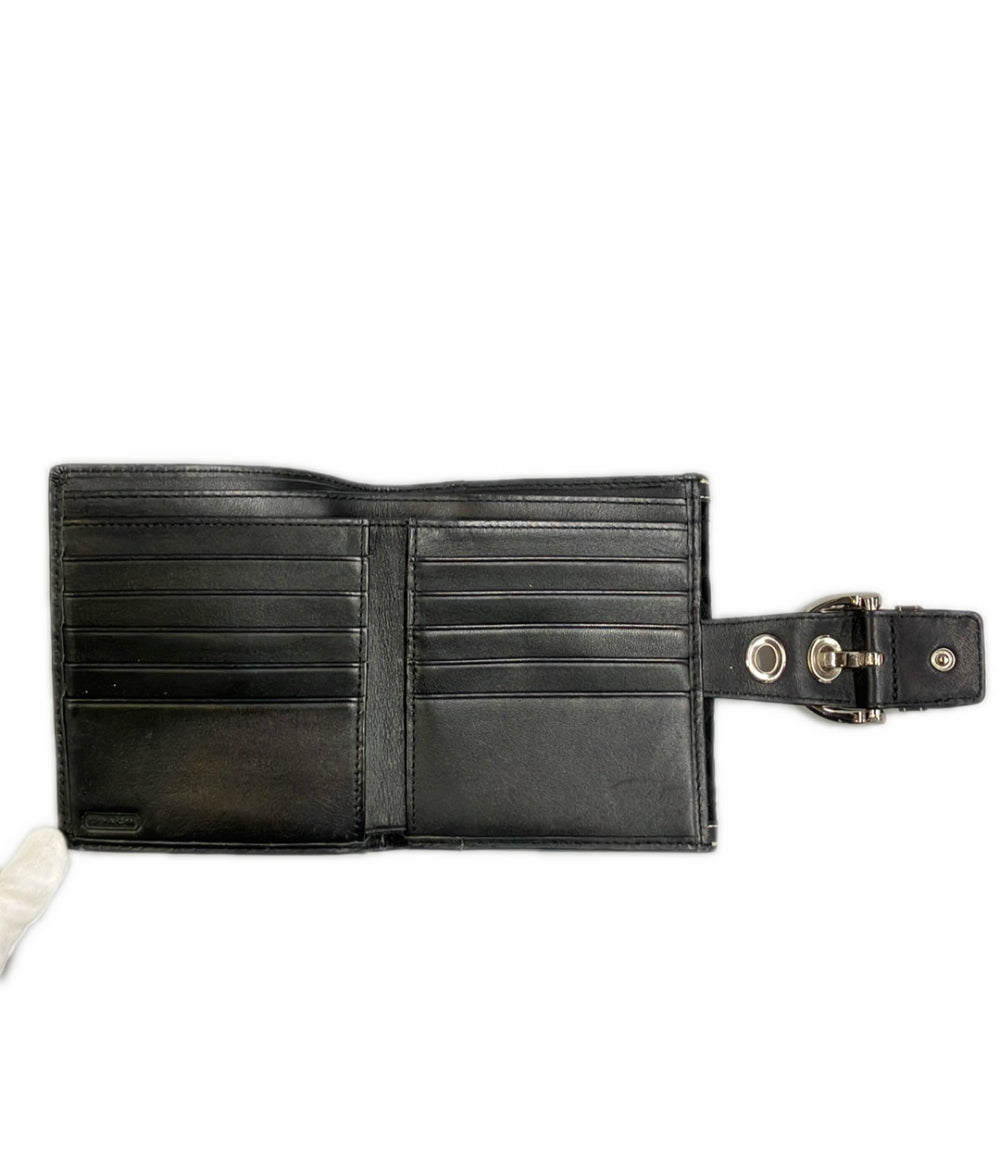 COACH 二つ折り財布 ミニシグネチャー レディース コーチ