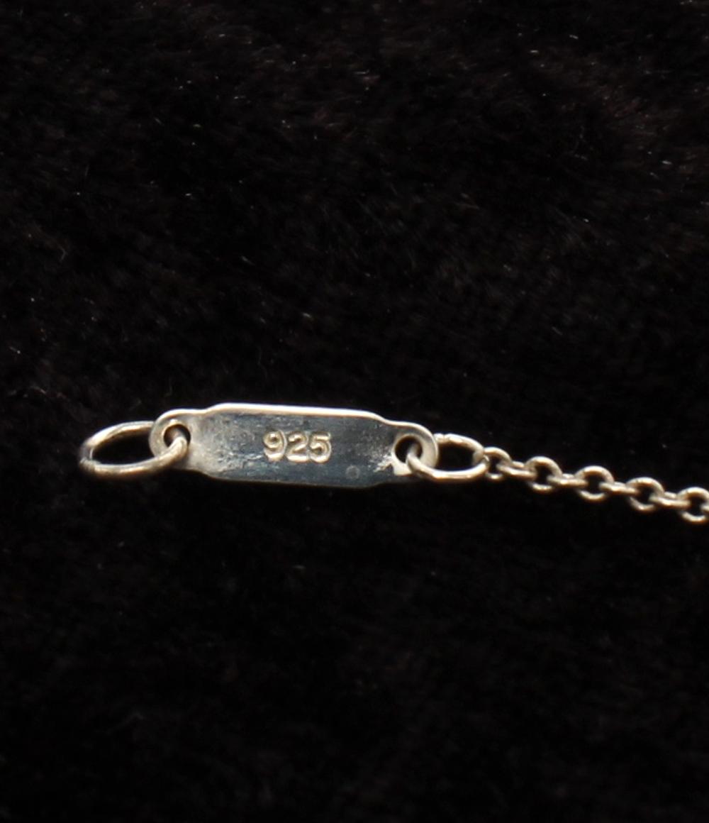 美品 ティファニー ネックレス SV925 ラウンド クロス レディース TIFFANY&Co.