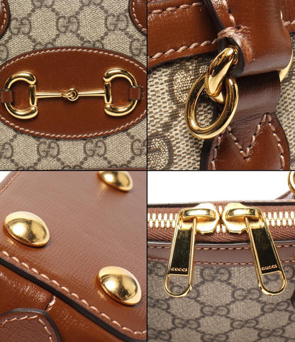 GUCCI 2wayハンドバッグ ショルダーバッグ 斜め掛け ホースビット 1955 GGスプリーム 640716 525040 レディース グッチ