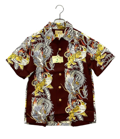 SUN SURF アロハシャツ トルネードタイガー メンズ SIZE S サンサーフ