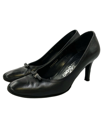 Salvatore Ferragamo ラウンドトゥパンプス レディース SIZE 6 サルヴァトーレフェラガモ