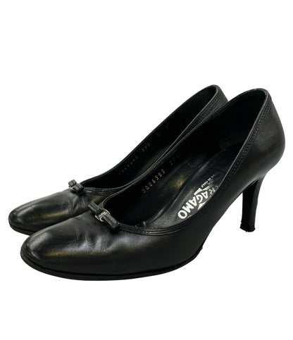 Salvatore Ferragamo ラウンドトゥパンプス レディース SIZE 6 サルヴァトーレフェラガモ
