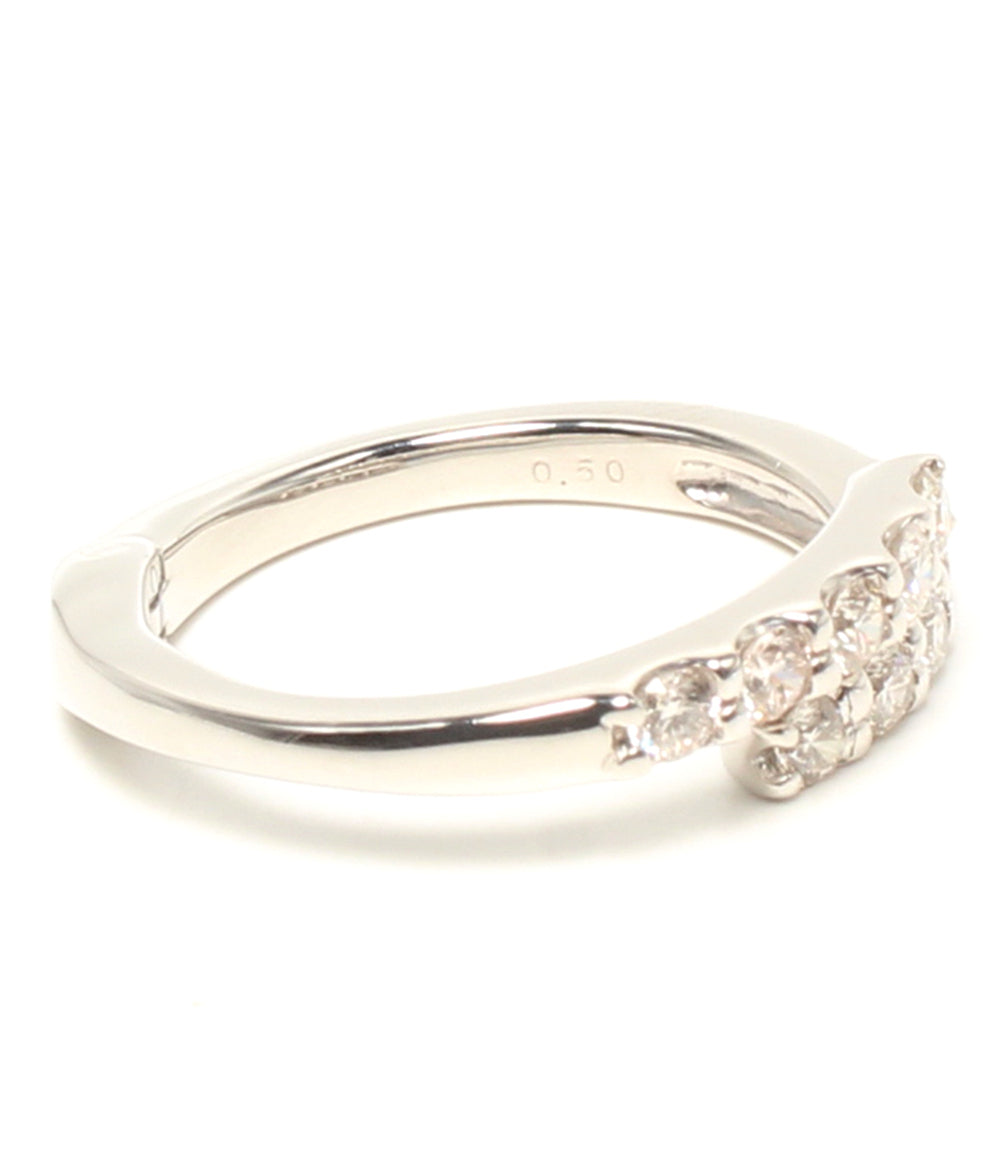 美品 リング 指輪 Pt900 ダイヤ 0.50ct レディース SIZE 12号