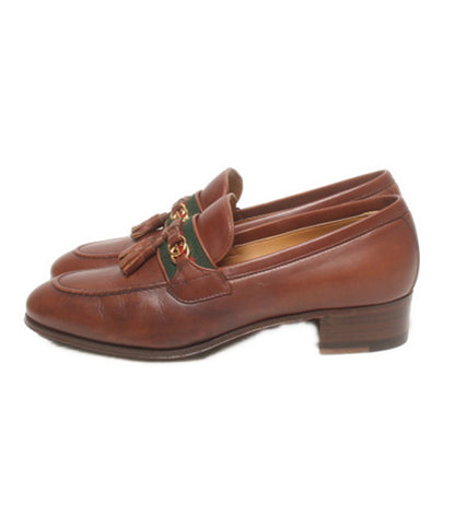 GUCCI タッセルローファー インターロッキングG ウェブライン レディース SIZE 36 (23cm) グッチ