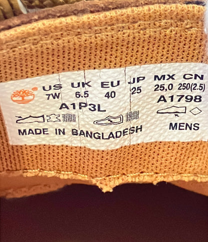美品 Timberland オックスフォードシューズ ベーシック OX WR WHT A1P3L メンズ SIZE 25.0 ティンバーランド