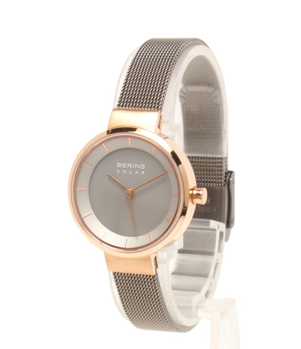 BERING 腕時計 ソーラー グレー 14627-369 レディース ベーリング