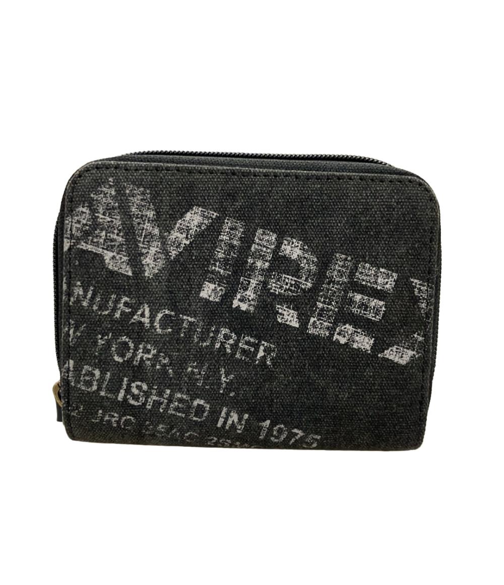 AVIREX ラウンドファスナー二つ折り財布 メンズ アヴィレックス