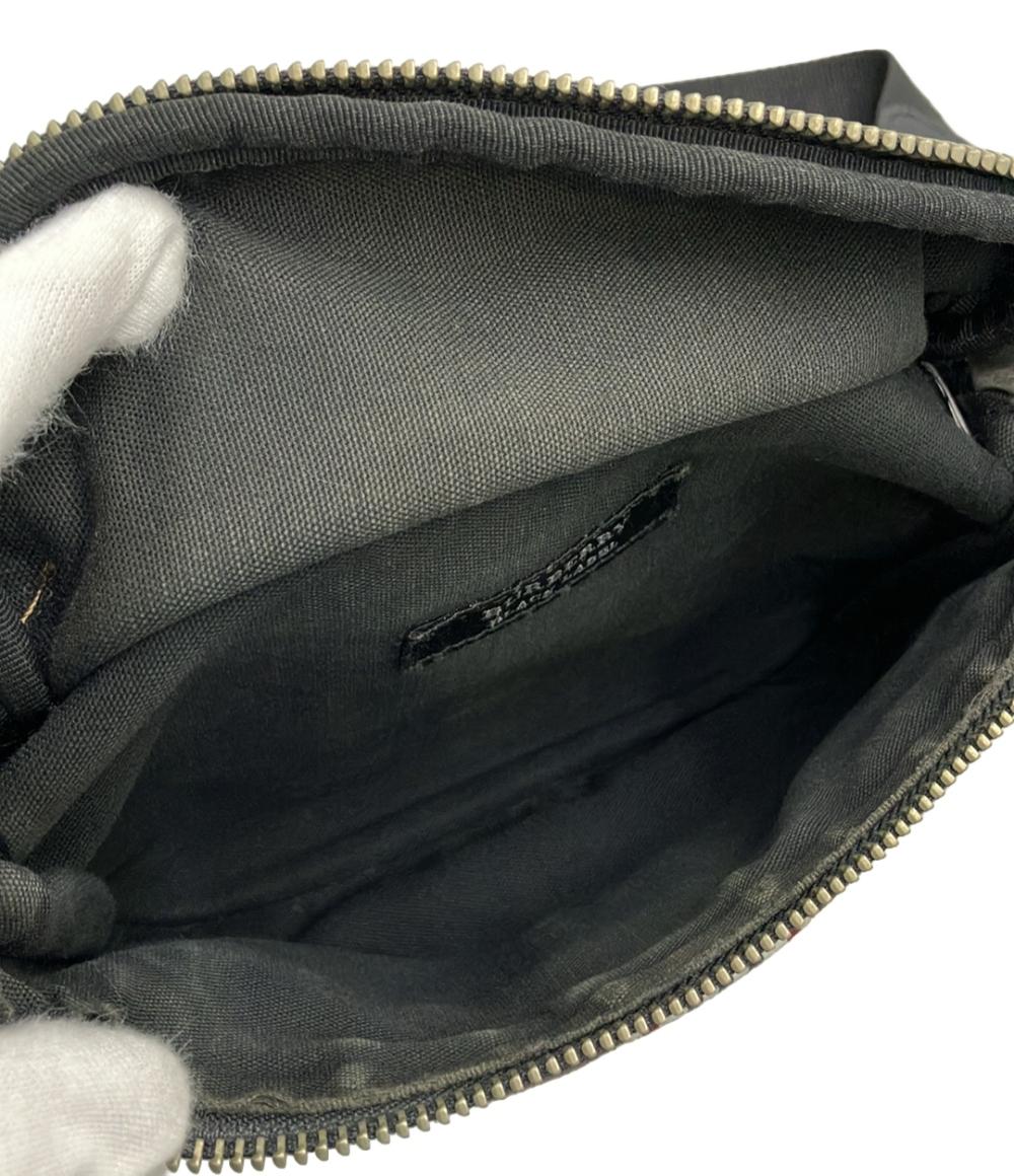 BURBERRY BLACK LABEL ウエストバッグ ボディバッグ メンズ バーバリーブラックレーベル