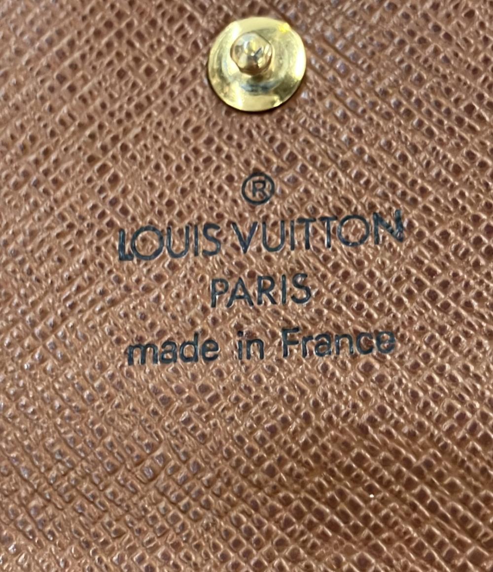 ルイヴィトン 二つ折り財布 ポルトモネビエカルトクレディ モノグラム M61652 レディース LOUIS VUITTON