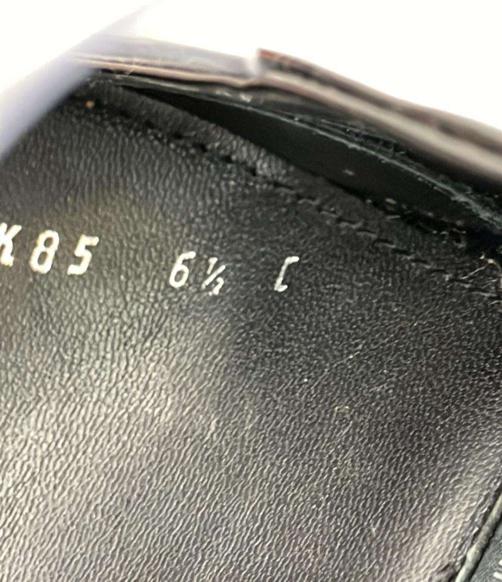 訳あり Salvatore Ferragamo パンプス エナメル レザー レディース SIZE 6 1/2 サルヴァトーレフェラガモ