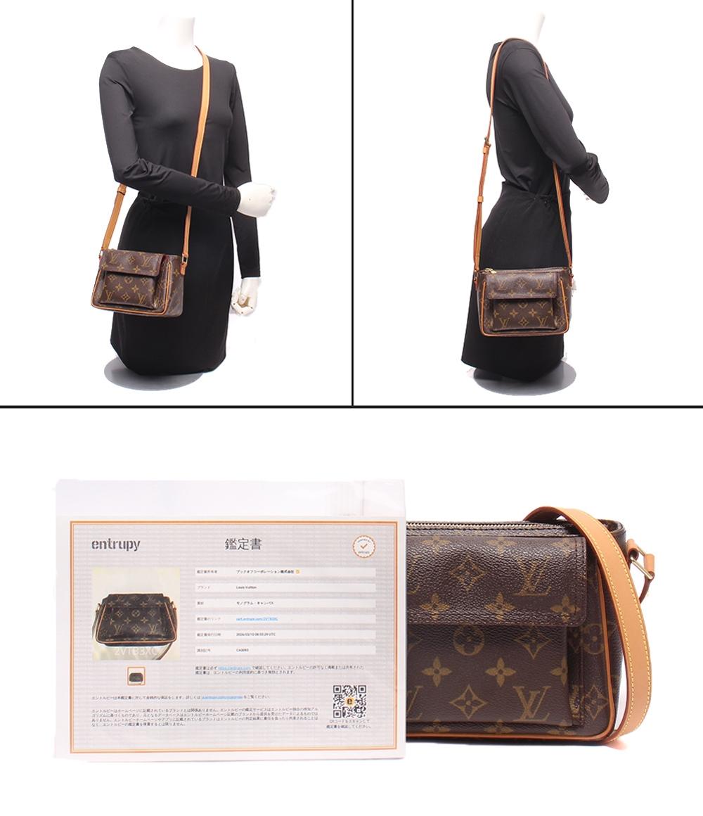 美品 LOUIS VUITTON ショルダーバッグ 肩掛け 斜め掛け ヴィバシテPM モノグラム M51165 レディース ルイ・ヴィトン