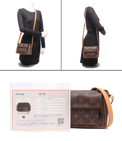美品 LOUIS VUITTON ショルダーバッグ 肩掛け 斜め掛け ヴィバシテPM モノグラム M51165 レディース ルイ・ヴィトン