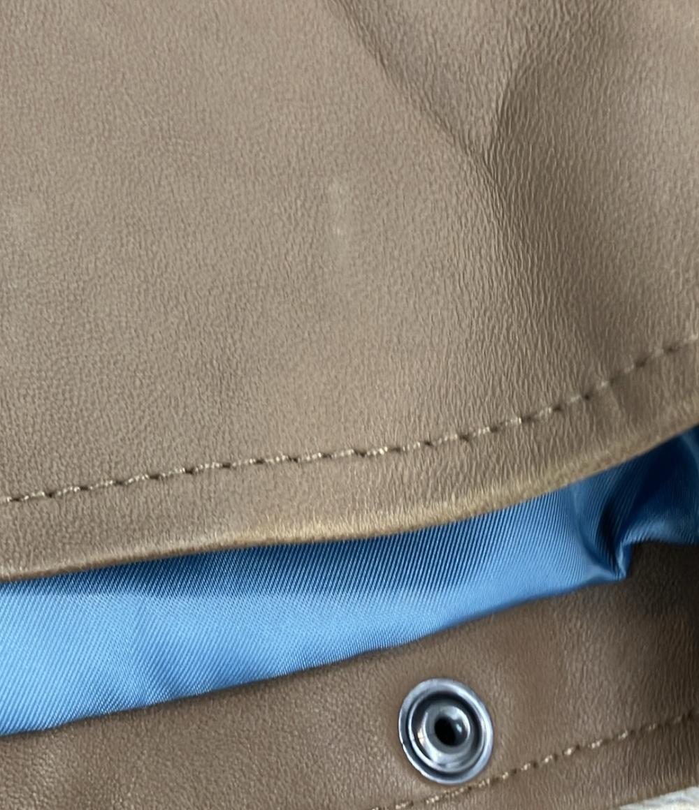 Diagram GRACE CONTINENTAL ダブルライダースジャケット ラムレザー レディース SIZE 38 (S) ダイアグラムグレースコンチネンタル