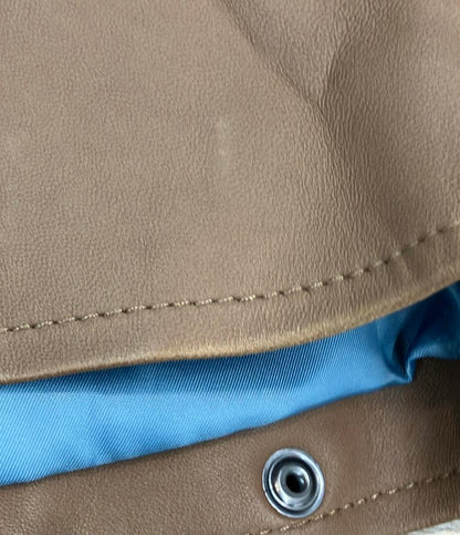 Diagram GRACE CONTINENTAL ダブルライダースジャケット ラムレザー レディース SIZE 38 (S) ダイアグラムグレースコンチネンタル