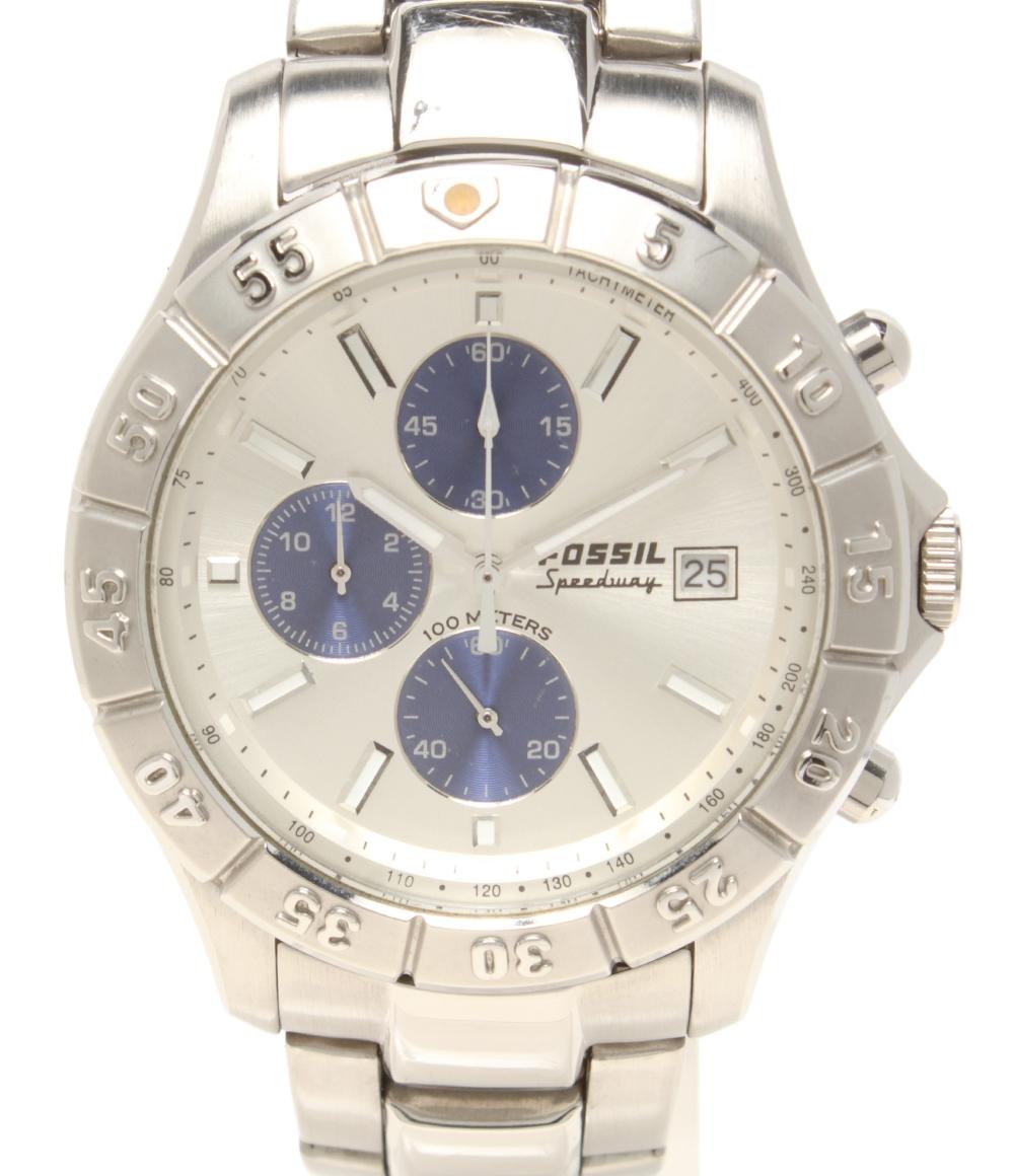 FOSSIL 腕時計 クオーツ シルバー CH-2335 メンズ フォッシル