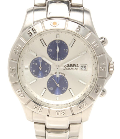 FOSSIL 腕時計 クオーツ シルバー CH-2335 メンズ フォッシル