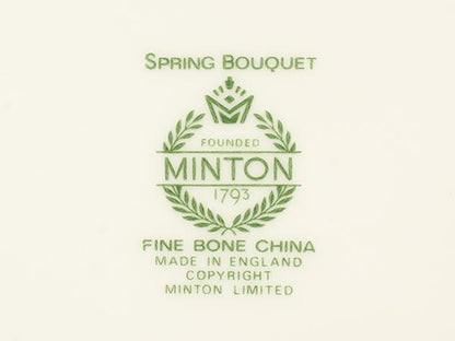 美品 ミントン B＆Bプレート 皿 27cm ケーキサーバー 2点セット スプリングブーケ Minton