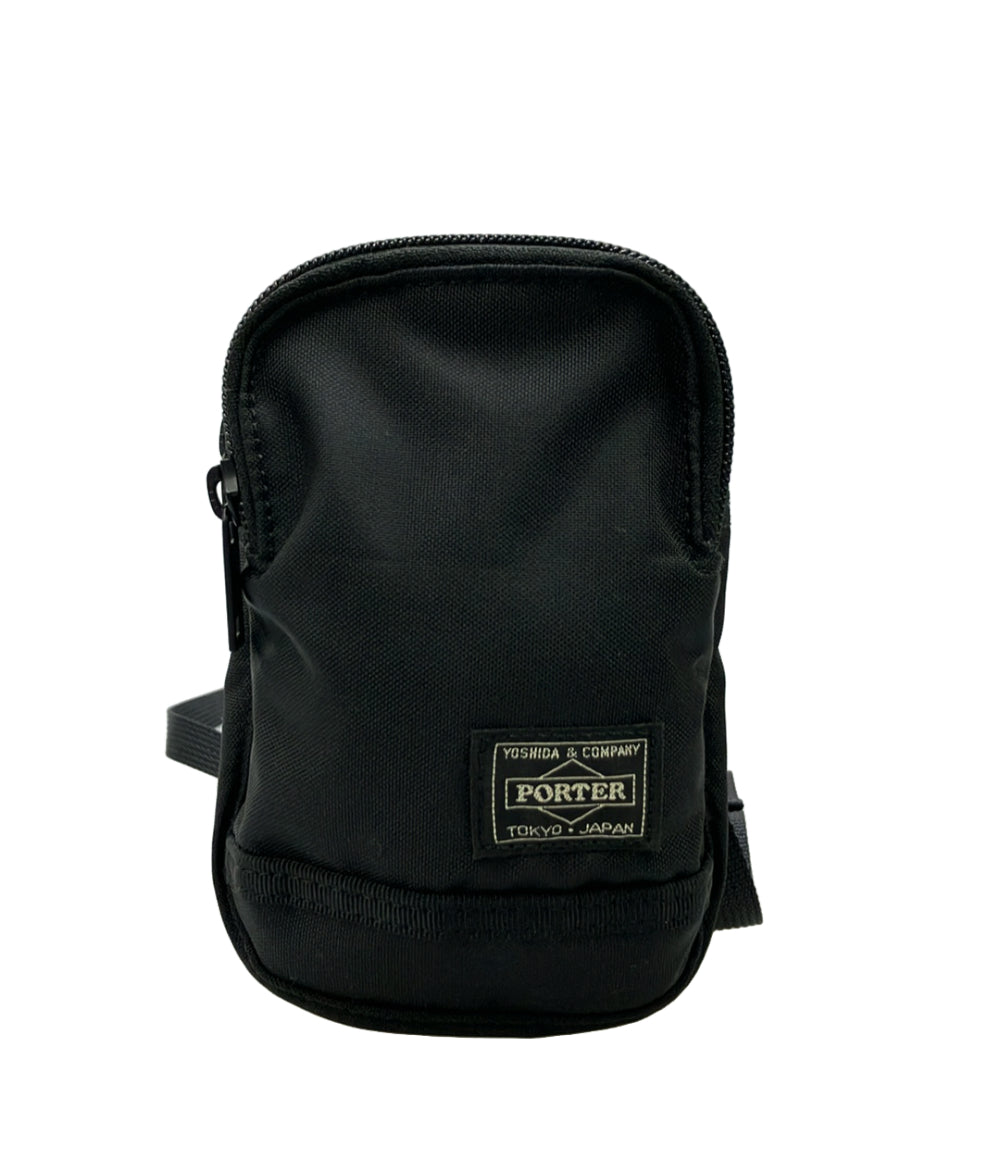 美品 PORTER ショルダーバッグ ポーチ フラッシュショルダー 斜め掛け メンズ ポーター