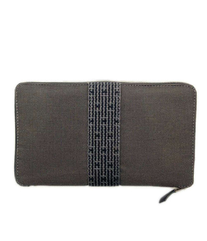 HERMES ラウンドファスナー長財布 シルバー金具 パースGM エールライン メンズ レディース エルメス