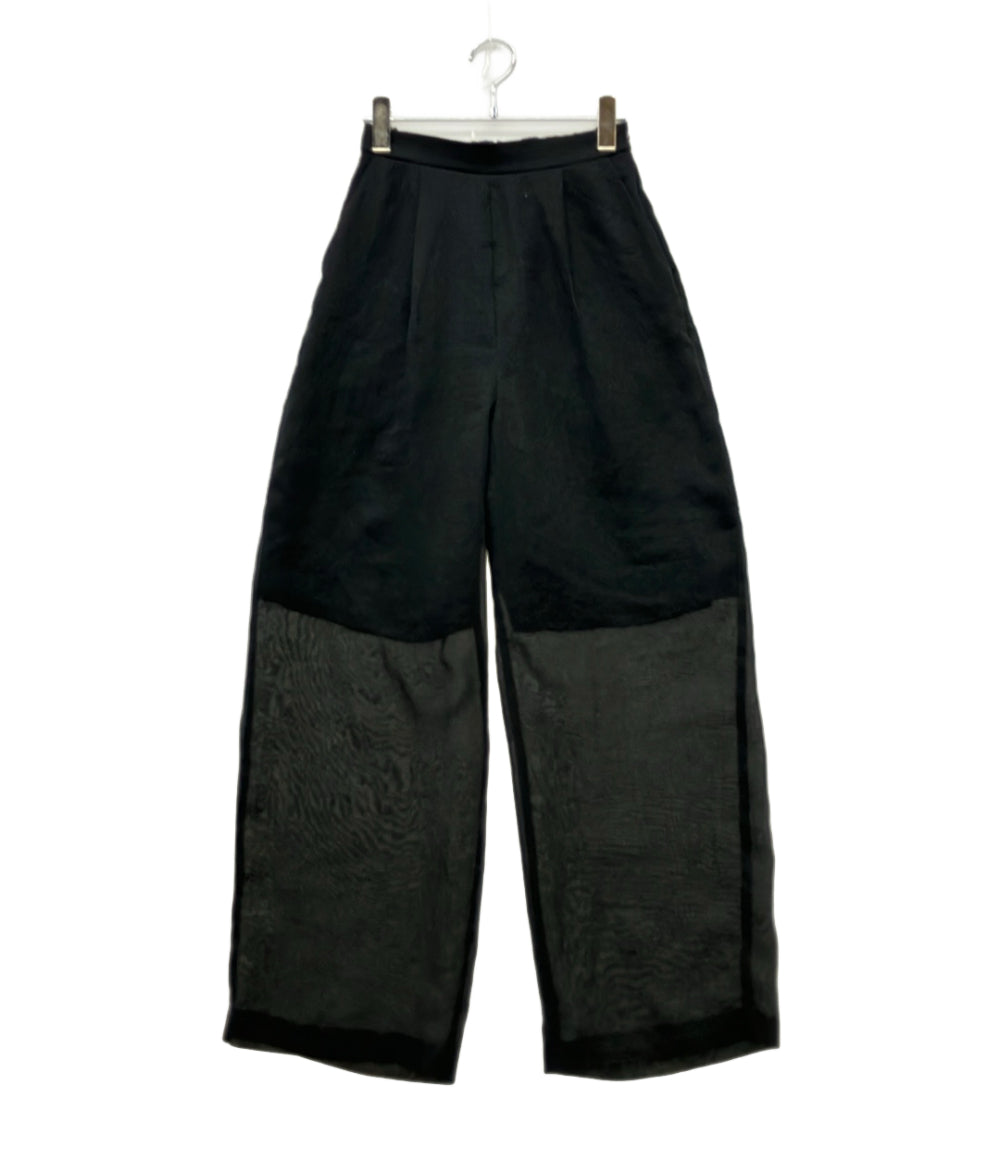 MAISON SPECIAL イージーパンツ ワイド シアー 21211465413 レディース SIZE 38 (M) メゾンスペシャル