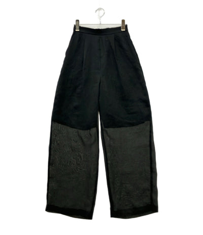 MAISON SPECIAL イージーパンツ ワイド シアー 21211465413 レディース SIZE 38 (M) メゾンスペシャル