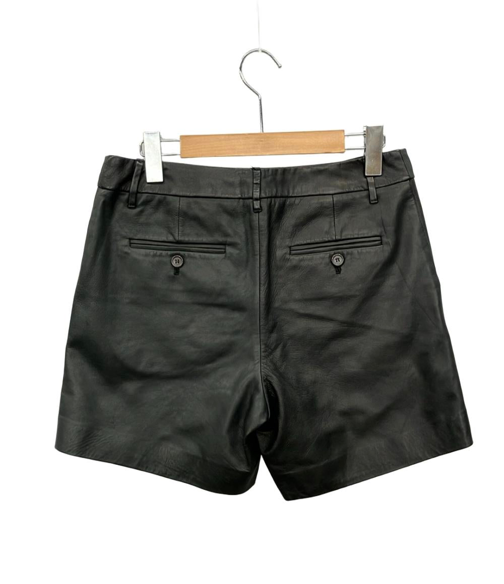 AMERICANA グレー ショートパンツ　ドゥーズィエムクラス ドゥーズィエムクラス レザーショートパンツ レディース SIZE 38 (L