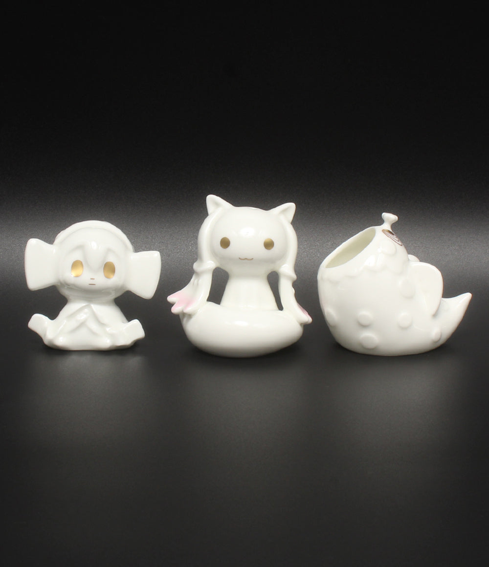 美品 NORITAKE 劇場版 魔法少女まどか☆マギカ 叛逆の物語 3点セット 塩 コショウ つまようじ ノリタケ