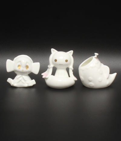美品 NORITAKE 劇場版 魔法少女まどか☆マギカ 叛逆の物語 3点セット 塩 コショウ つまようじ ノリタケ