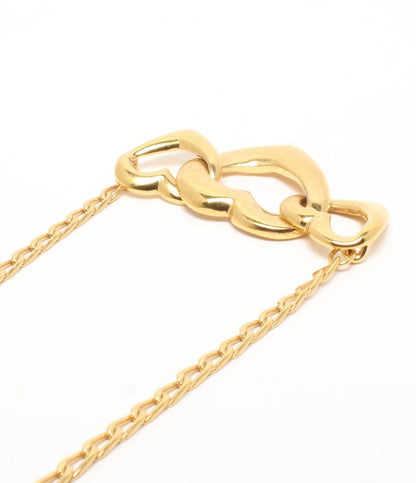 イヴ・サンローラン ネックレス トリプルハート レディース YVES SAINT LAURENT