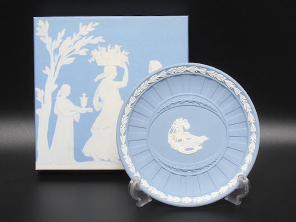 新品未使用品　ウエッジウッド　ジャスパーコンラン　デザイン　2皿✖︎二箱　計4皿 美品 WEDGWOOD カジュアルボール 皿 2点セット 15cm ジャスパー