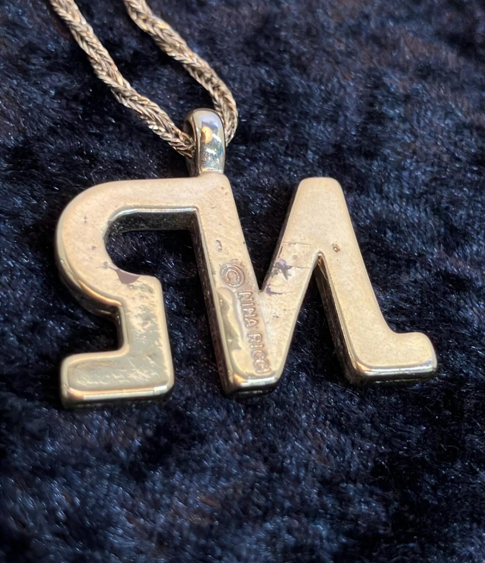 ニナリッチ ネックレス ロゴ レディース NINA RICCI