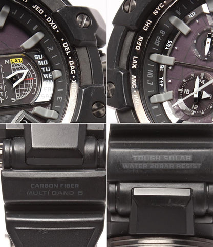 CASIO 腕時計 GPSハイブリッド電波 スカイコックピット Master of G GRAVITYMASTER ソーラー GPW-1000-1BJF メンズ カシオ