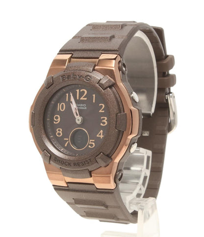 美品 CASIO 腕時計 Baby-G ソーラー ブラウン BGA-1100DC レディース カシオ