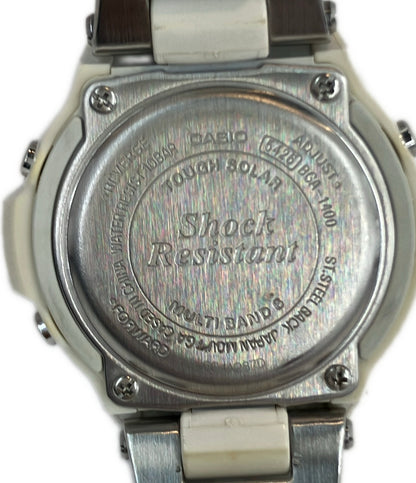 CASIO 腕時計 Baby-G ソーラー シルバー BGA-1400 レディース カシオ