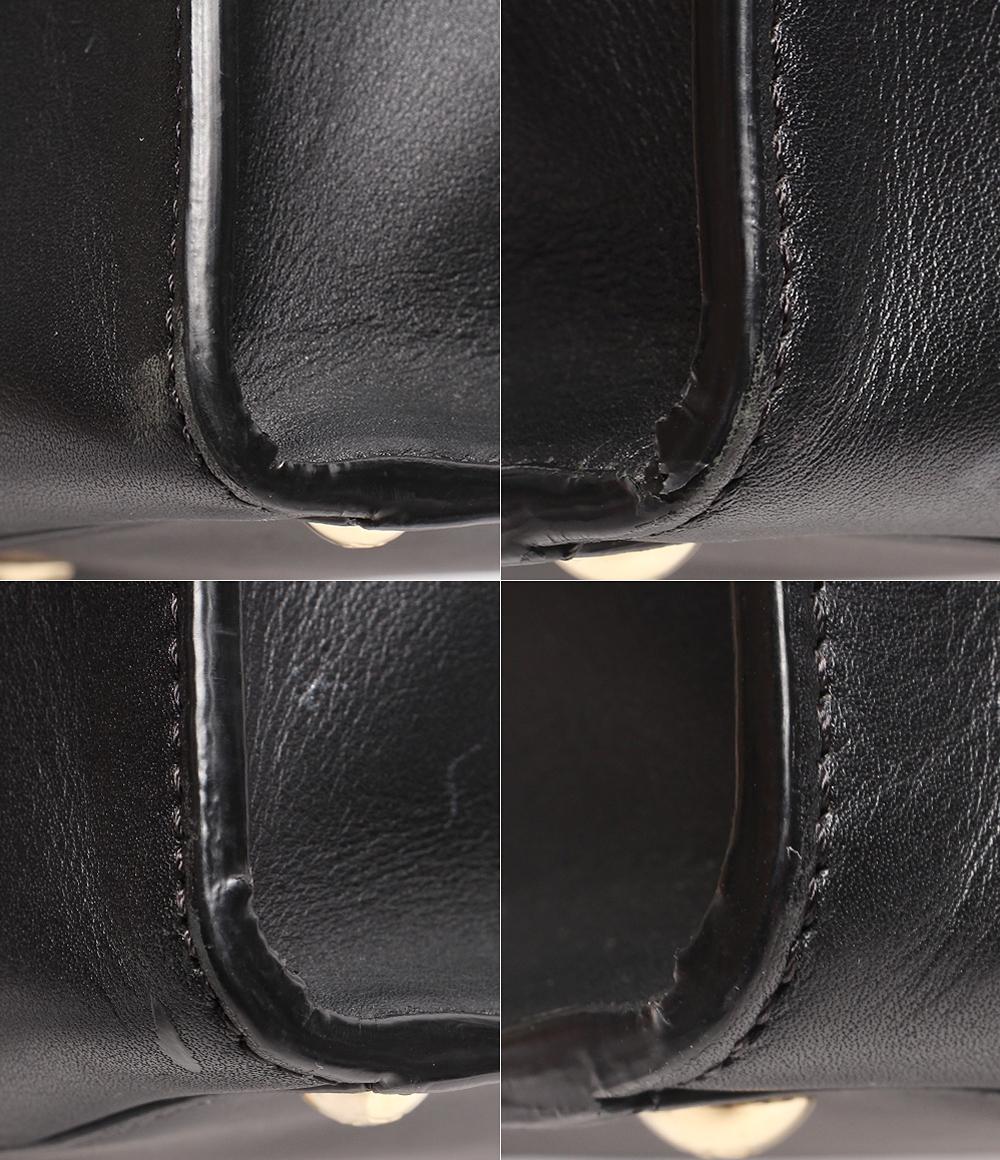 フェンディ レザー ショルダーバッグ ハンドバッグ ゴールド金具 エックスライト ミディアム ピーカブー 8BN310 レディース FENDI