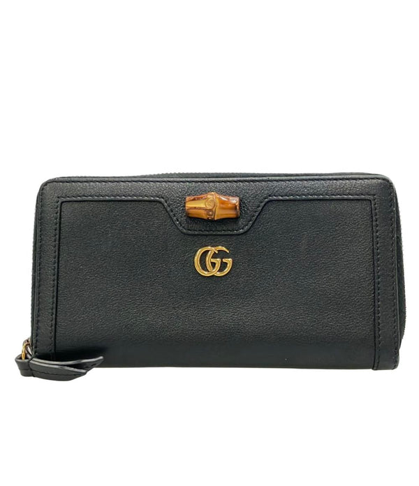GUCCI ラウンドファスナー長財布 バンブー 658634 562600 レディース