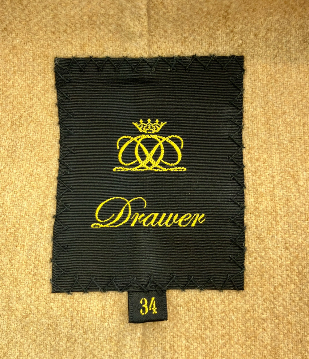 Drawer ウールカシミヤメランジケヌキVネックコート レディース SIZE 34. ドゥロワー