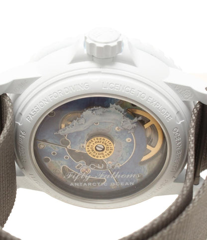 ブランパン スウォッチ 腕時計 Fifty Fathoms Collection Antarctic Ocean 自動巻き SO35N100 レディース Blancpain Swatch