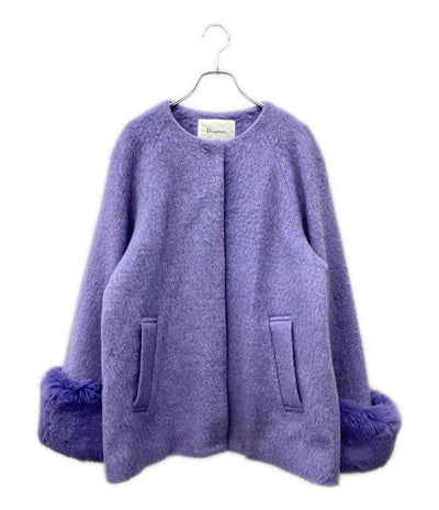 美品 Diagram ノーカラーコート レディース SIZE 36 (S) ダイアグラム