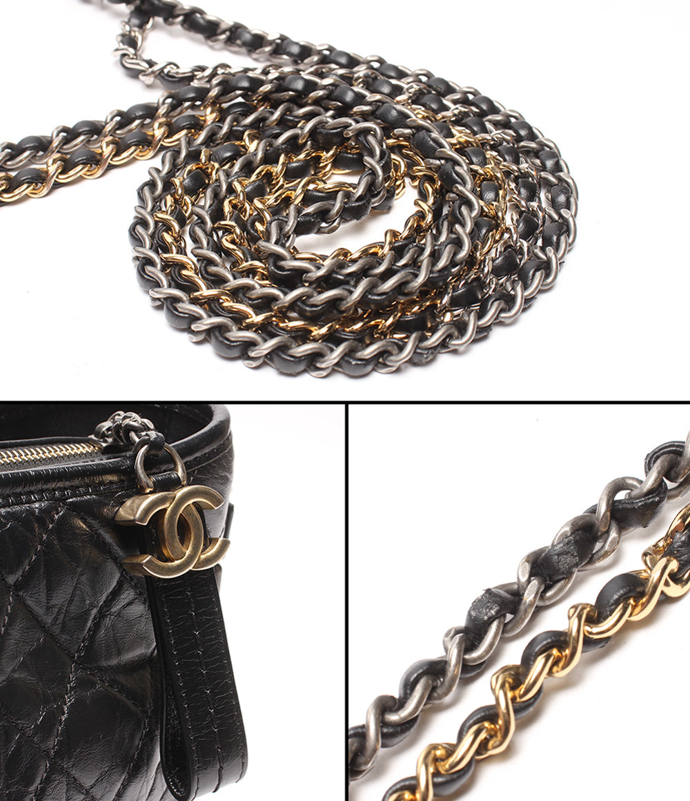 CHANEL チェーンショルダーバッグ 肩掛け マトラッセ 24番台 ホーボーバッグ ラージ ガブリエル ドゥ シャネル A93824 レディース シャネル
