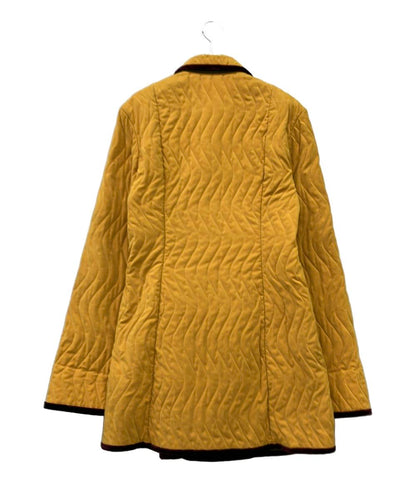 ETRO キルティングジャケット バイカラー 金ボタン 73-19032-370 レディース SIZE L エトロ