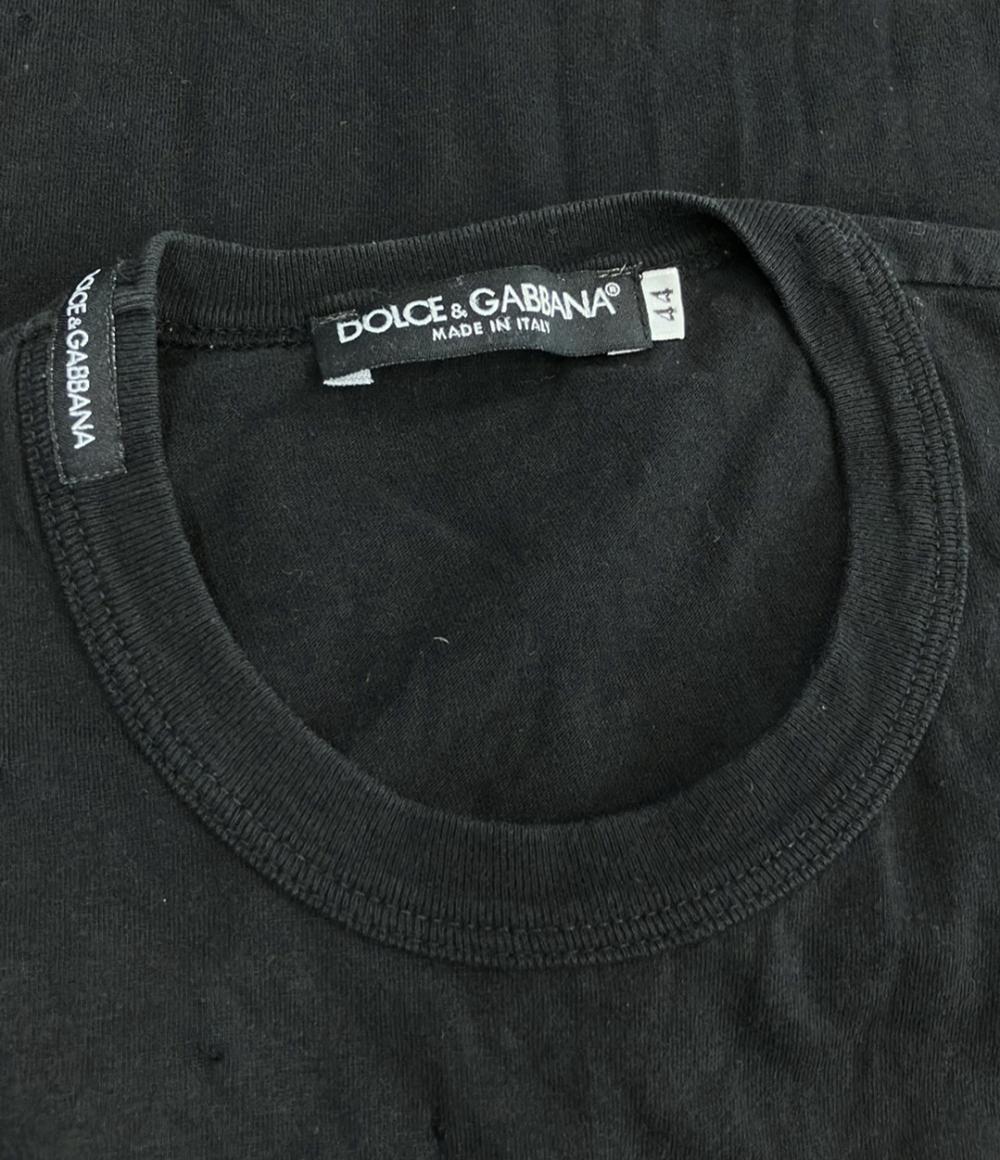 ドルチェアンドガッバーナ 半袖Tシャツ ダメージ加工 ビジュー メンズ SIZE 44 (S) DOLCE&GABBANA