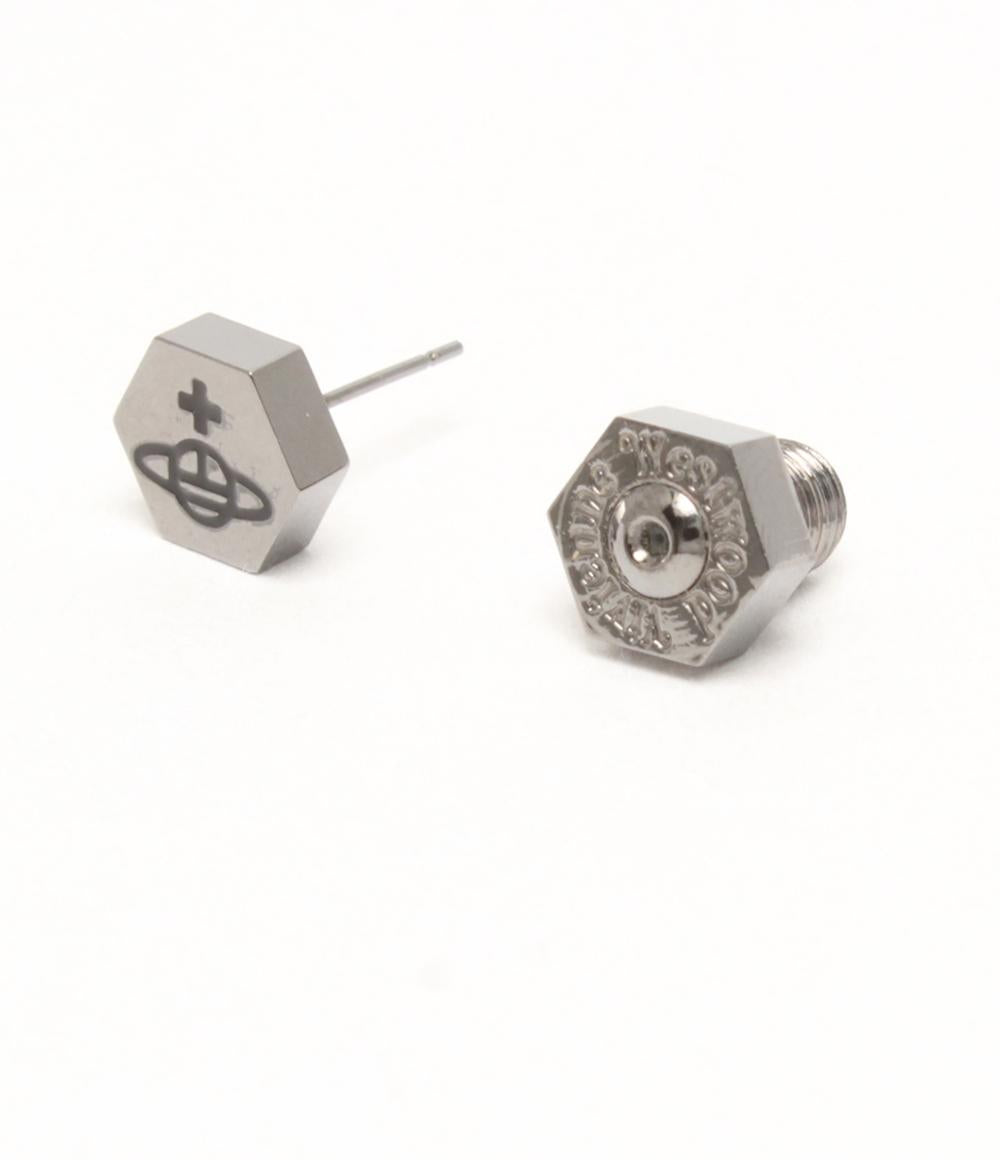 美品 Vivienne Westwood 片耳ピアス アデル シングル スタッド ユニセックス ヴィヴィアンウエストウッド