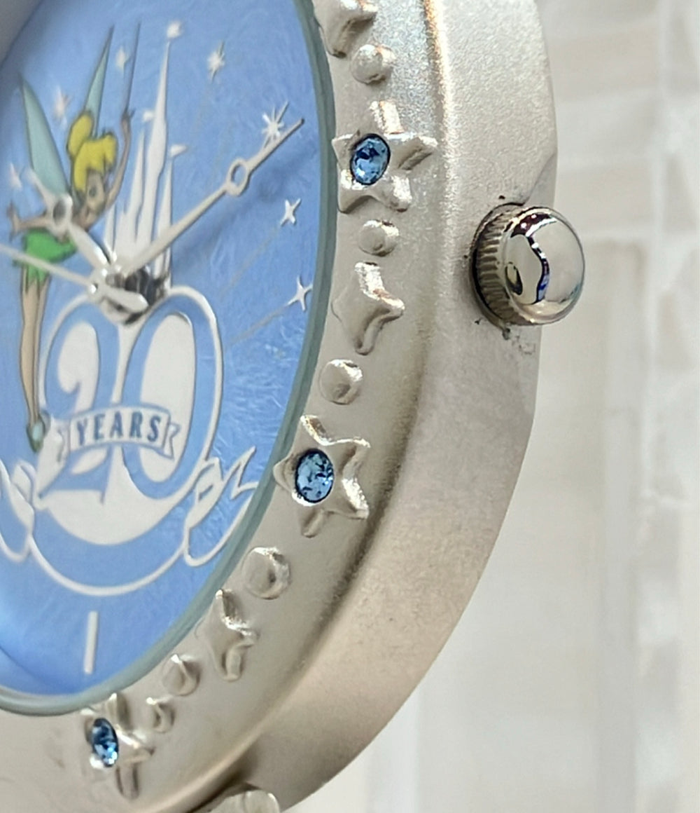 美品 腕時計 ディズニー 東京ディズニーランド開園20周年 クオーツ ブルー ユニセックス