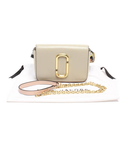 美品 マークジェイコブス 2wayウエストポーチ ショルダーバッグ 斜め掛け レディース MARC JACOBS